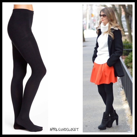 BLACK TIGHTS MICROFIBER OPAQUE A2C - Picture 7 of 7